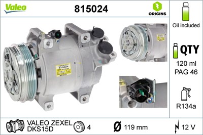 VALEO 815024 EAN: 3276428150246.
