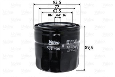 VALEO 586135 EAN: 3276425861350.
