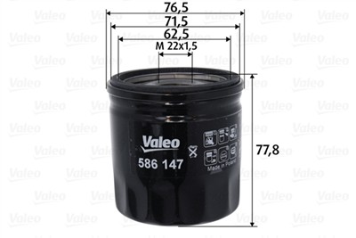 VALEO 586147 EAN: 3276425861473.