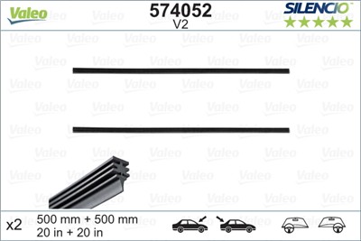 VALEO 574052 Číslo výrobce: V2. EAN: 3276425740525.
