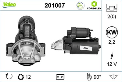 VALEO 201007 EAN: 3276422010072.