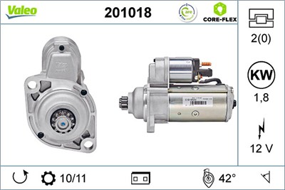 VALEO 201018 EAN: 3276422010188.