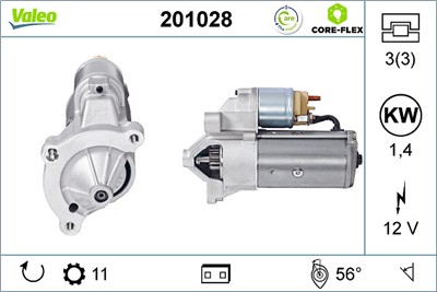 VALEO 201028 EAN: 3276422010287.