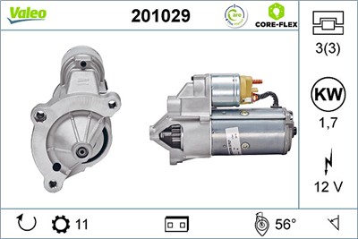VALEO 201029 EAN: 3276422010294.