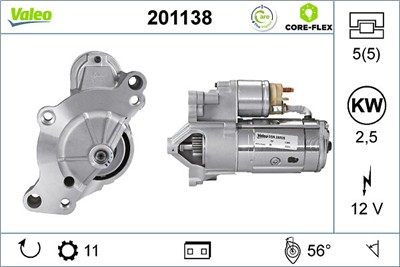VALEO 201138 EAN: 3276422011383.