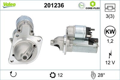 VALEO 201236 EAN: 3276422012366.