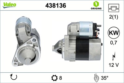 VALEO 438136 EAN: 3276424381361.