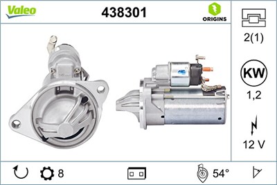 VALEO 438301 EAN: 3276424383013.