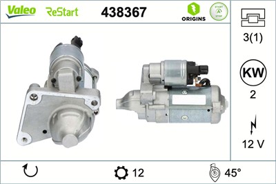 VALEO 438367 EAN: 3276424383679.
