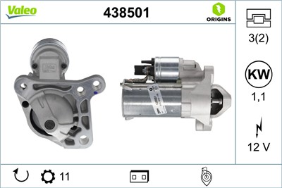 VALEO 438501 EAN: 3276424385017.