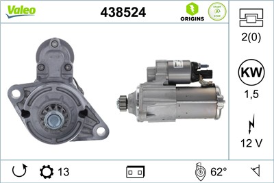 VALEO 438524 EAN: 3276424385246.