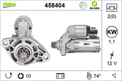 VALEO 458404 EAN: 3276424584045.