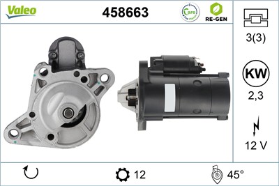 VALEO 458663 EAN: 3276424586636.