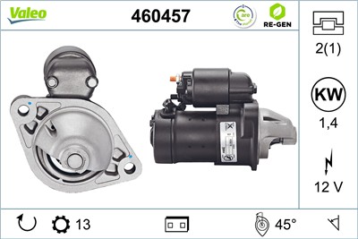 VALEO 460457 EAN: 3276424604576.
