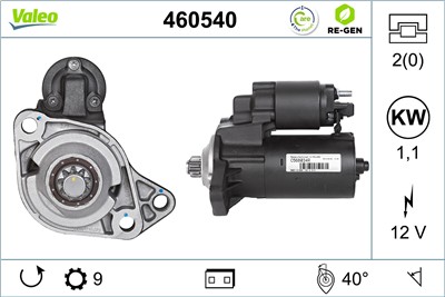VALEO 460540 EAN: 3276424605405.