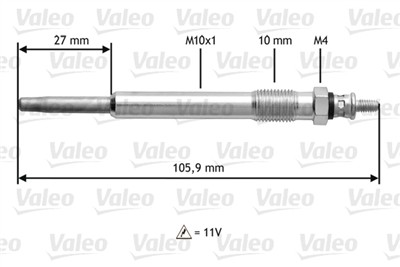 VALEO 345103 Číslo výrobce: D5CM103. EAN: 3276423451034.