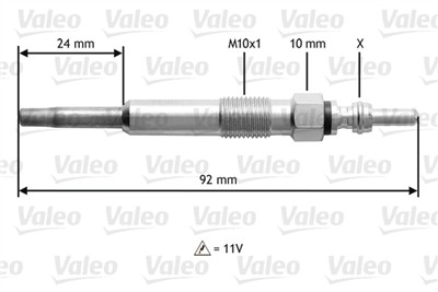 VALEO 345104 Číslo výrobce: D5CP104. EAN: 3276423451041.