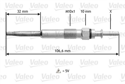 VALEO 345134 Číslo výrobce: D5CP134. EAN: 3276423451348.