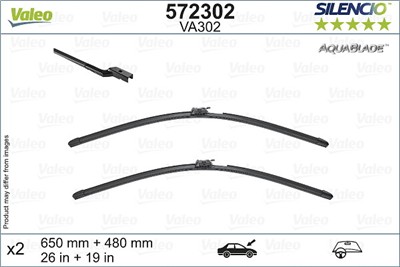 VALEO 572302 Číslo výrobce: VA302. EAN: 3276425723023.