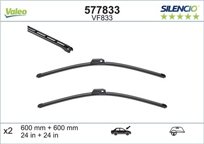 VALEO 577833 Číslo výrobce: VF833. EAN: 3276425778337.