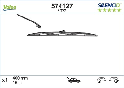 VALEO 574127 Číslo výrobce: VR2. EAN: 3276425741270.