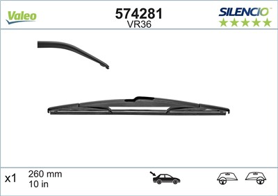 VALEO 574281 Číslo výrobce: VR36. EAN: 3276425742819.
