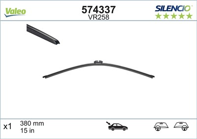 VALEO 574337 Číslo výrobce: VR258. EAN: 3276425743373.