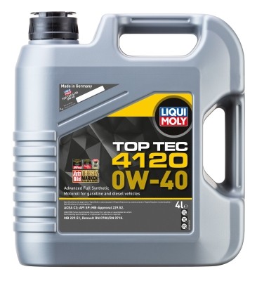 LIQUI MOLY 21847 Číslo výrobce: 0W-40. EAN: 4100420218477.