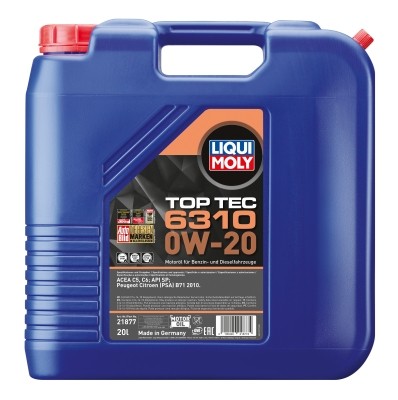 LIQUI MOLY 21877 Číslo výrobce: 0W-20. EAN: 4100420218774.