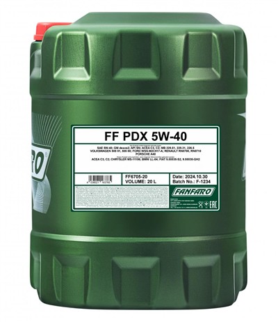SCT - MANNOL FF6705-20 Číslo výrobce: SN.