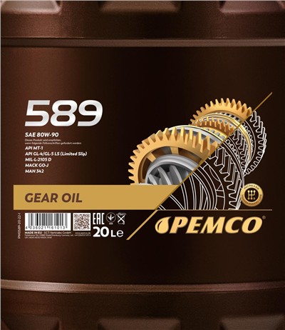 SCT - MANNOL PM0589-20 Číslo výrobce: GL-5 LS (Limited Slip). EAN: 4036021161013.