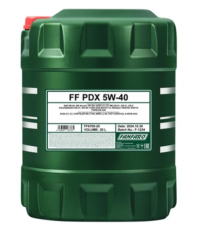 SCT - MANNOL FF6705-20 Číslo výrobce: SN. EAN: 4036021163765.