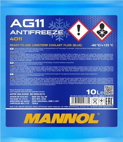 SCT - MANNOL MN4011-10 Číslo výrobce: NF R15-601. EAN: 4036021157771.