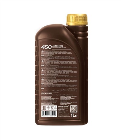 SCT - MANNOL PM0450-1 Číslo výrobce: AISIN WARNER JWS 3309. EAN: 4036021453910.