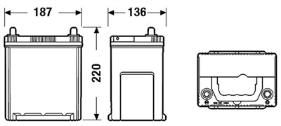 EXIDE EA406 Číslo výrobce: 53504GUG. EAN: 3661024034104.