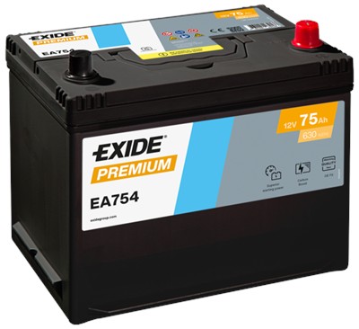 EXIDE EA754 Číslo výrobce: 80D26L. EAN: 3661024034166.