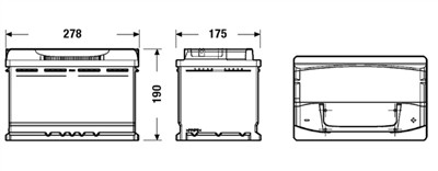 EXIDE EA770 Číslo výrobce: 44444. EAN: 3661024034241.