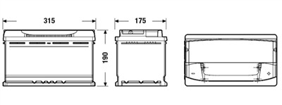 EXIDE EA900 Číslo výrobce: 58042GUG. EAN: 3661024036450.