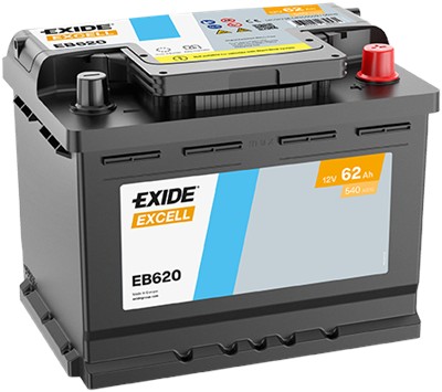 EXIDE EB620 Číslo výrobce: 56219GUG. EAN: 3661024034531.