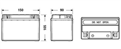 EXIDE EK091 Číslo výrobce: BU-09. EAN: 3661024036573.