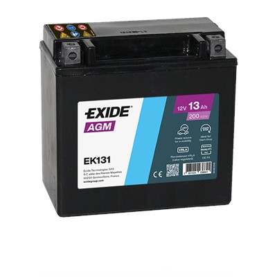 EXIDE EK131 Číslo výrobce: BU-12. EAN: 3661024036641.