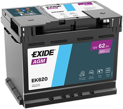 EXIDE EK620 Číslo výrobce: 560 901 068. EAN: 3661024037891.