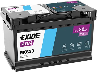 EXIDE EK820 Číslo výrobce: AGM80SS. EAN: 3661024037914.