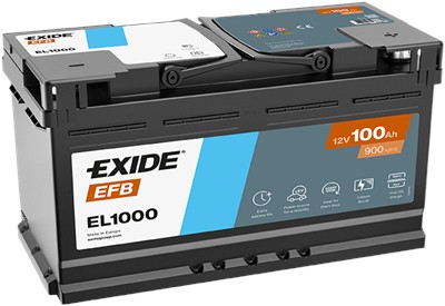 EXIDE EL1000 Číslo výrobce: EFB100SS. EAN: 3661024037389.