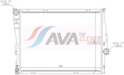 AVA QUALITY COOLING BWA2278 EAN: 4045385061327.