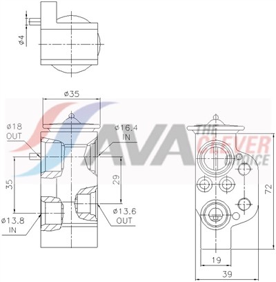 AVA QUALITY COOLING MS1799 Číslo výrobce: 351004254. EAN: 4045385266388.