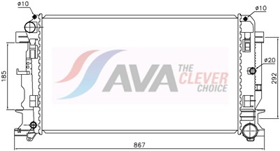 AVA QUALITY COOLING MS2402 EAN: 4045385089161.