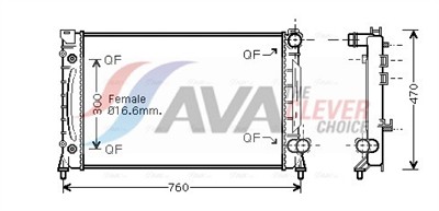 AVA QUALITY COOLING AIA2158 EAN: 4045385165186.