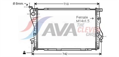 AVA QUALITY COOLING BW2202 EAN: 4045385006090.