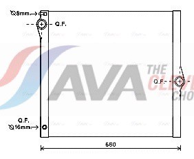 AVA QUALITY COOLING BWA2436 Číslo výrobce: 376753011. EAN: 4045385184729.
